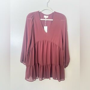 MELLODAY Women's Tunic in Brown